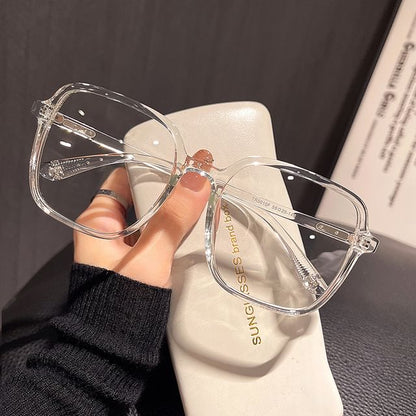 Square Light Glasses Blue Blocking