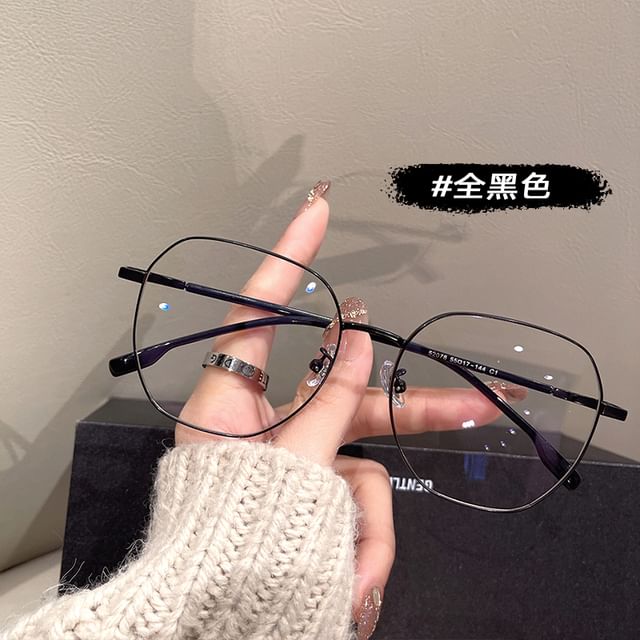 Metal Polygon Glasses