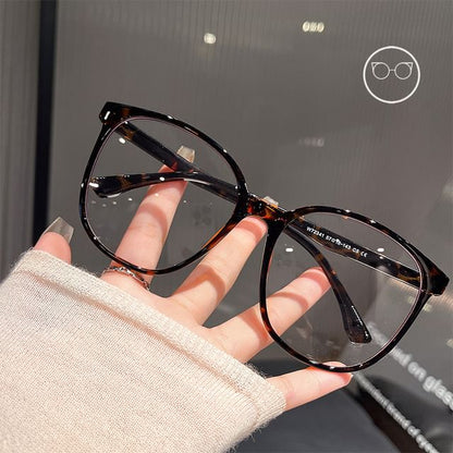 Light Blocking Blue Round Glasses