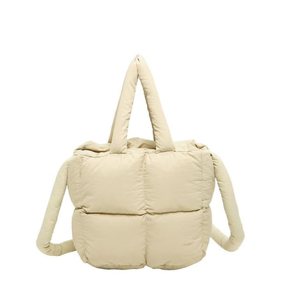 Plain Crossbody Puffer Bag