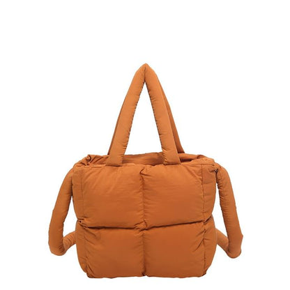 Plain Crossbody Puffer Bag