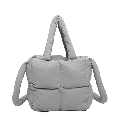 Plain Crossbody Puffer Bag