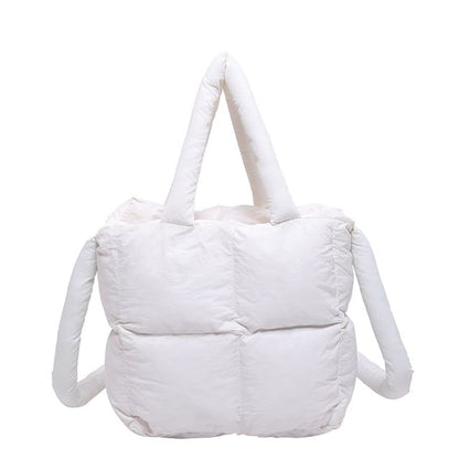 Plain Crossbody Puffer Bag