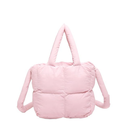 Plain Crossbody Puffer Bag