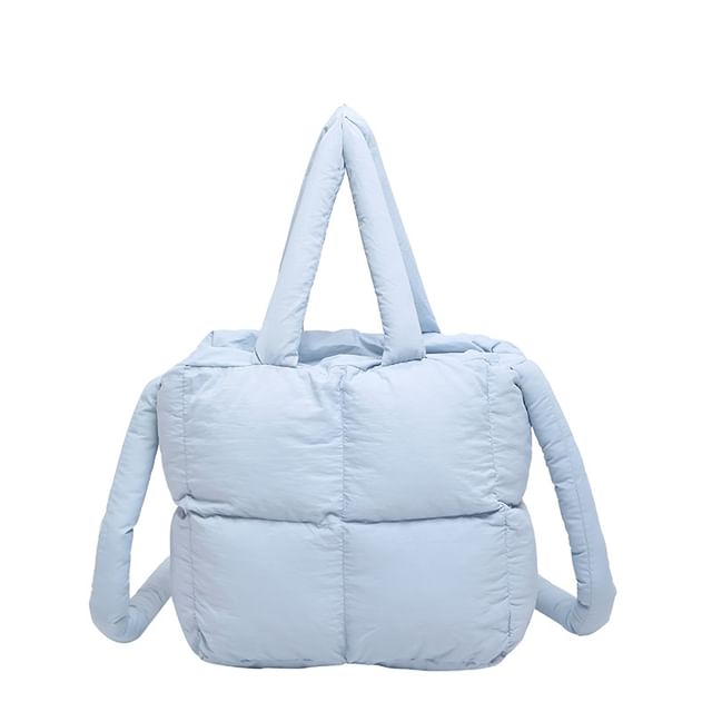 Plain Crossbody Puffer Bag