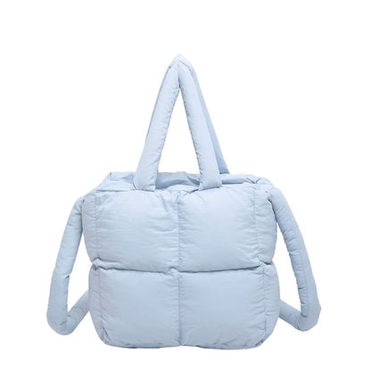 Plain Crossbody Puffer Bag