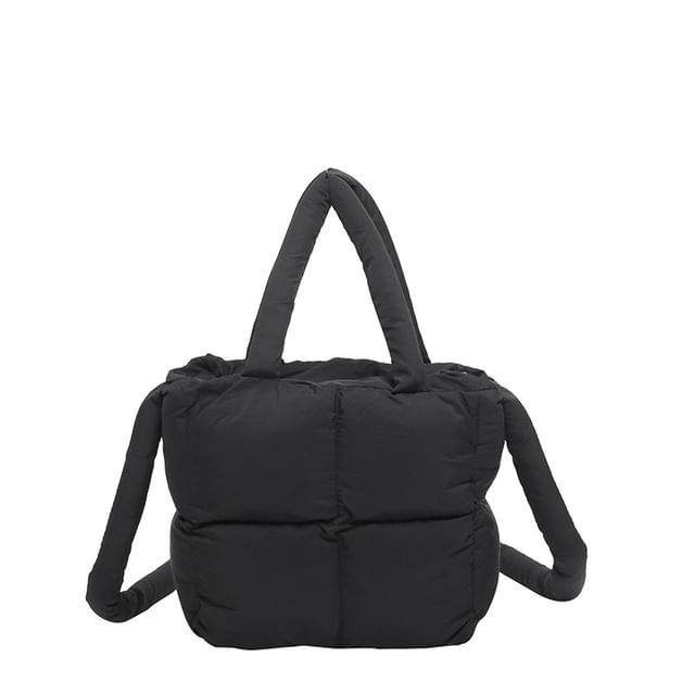 Plain Crossbody Puffer Bag
