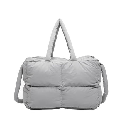 Bag Puffer Tote Plain Crossbody