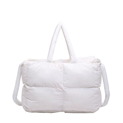 Bag Puffer Tote Plain Crossbody