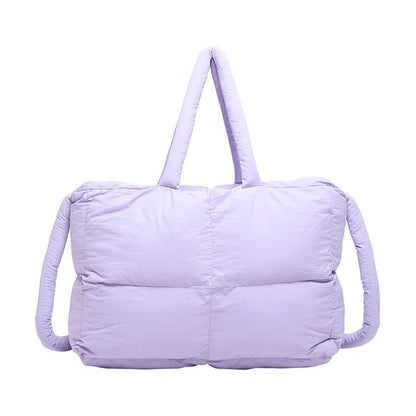 Bag Puffer Tote Plain Crossbody