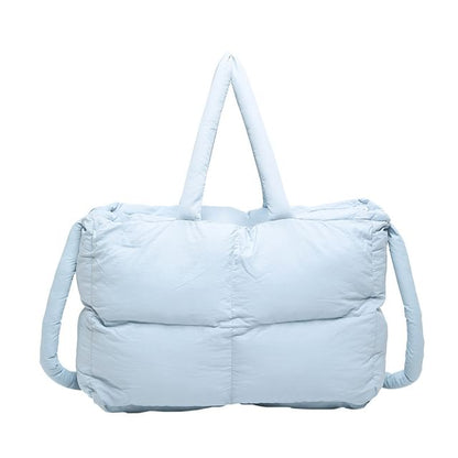 Bag Puffer Tote Plain Crossbody