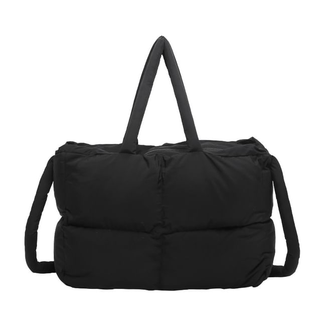 Bag Puffer Tote Plain Crossbody