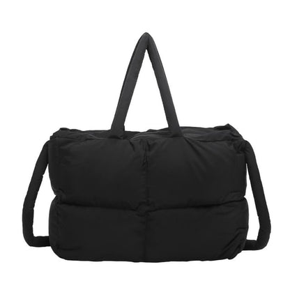 Bag Puffer Tote Plain Crossbody