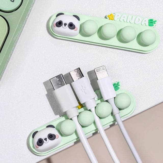 Panda Plastic Adhesive Cable Organizer / Set