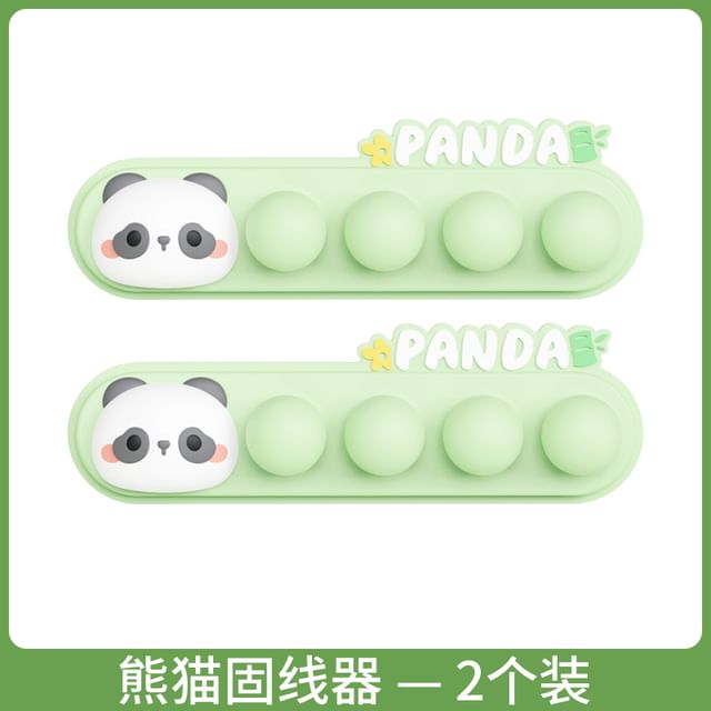 Panda Plastic Adhesive Cable Organizer / Set