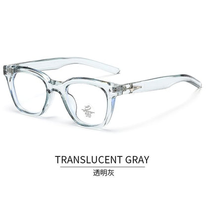 Light Blue Glasses Blocking Square