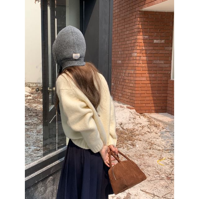 Applique Wool Balaclava