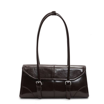 Tote Faux Bag Leather Flap