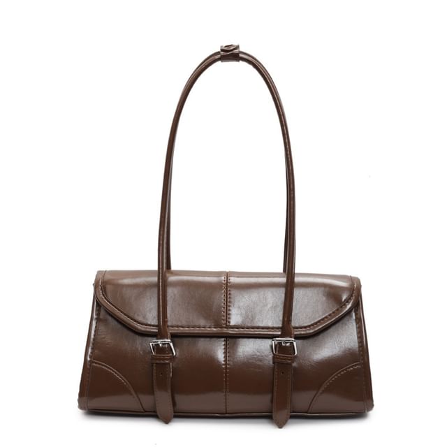 Tote Faux Bag Leather Flap