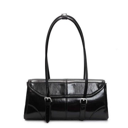 Tote Faux Bag Leather Flap