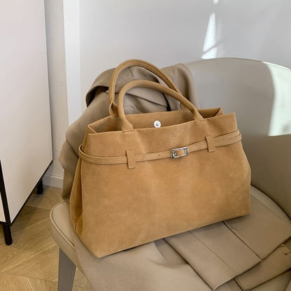 Suede Bag Tote Faux