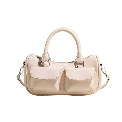 Leather Bag Crossbody Faux Multi-Pocket