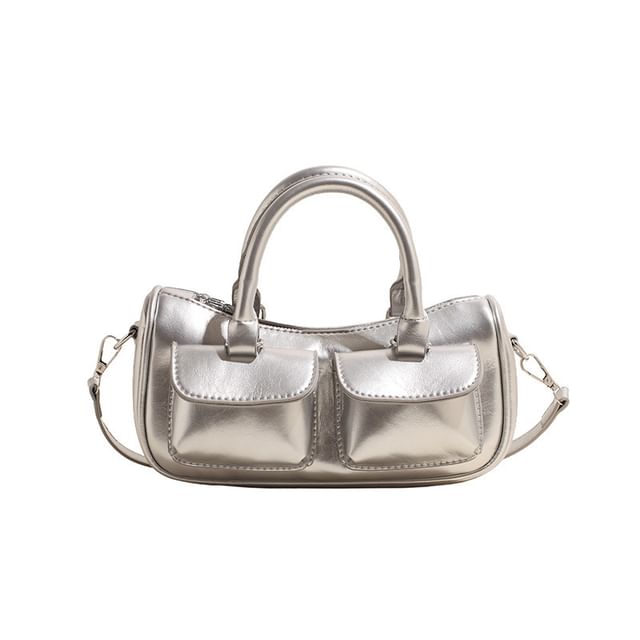 Leather Bag Crossbody Faux Multi-Pocket