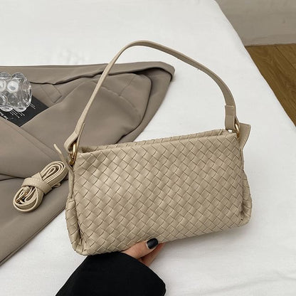 Faux Crossbody Bag Leather Quilted