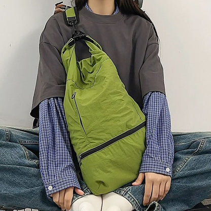 Nylon Plain Sling Bag