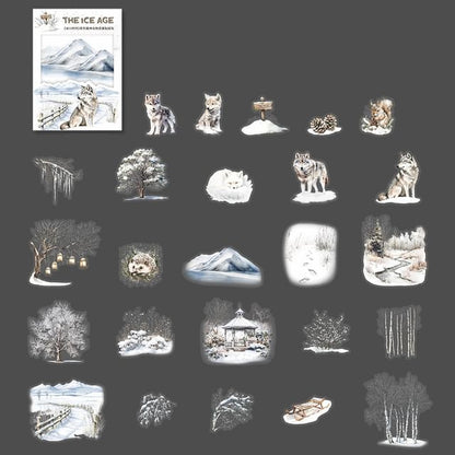 Winter / Animal Sticker