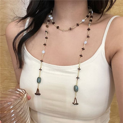 Necklace Beaded Long