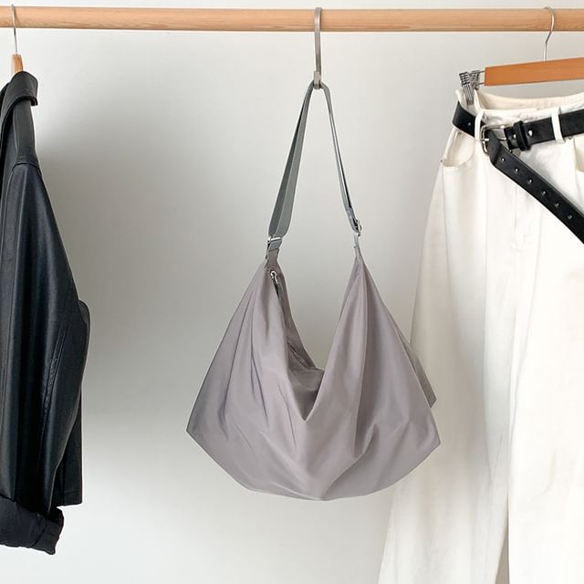 Crossbody Nylon Bag Plain