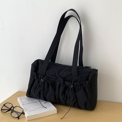 Bag Tote Plain Bow Nylon