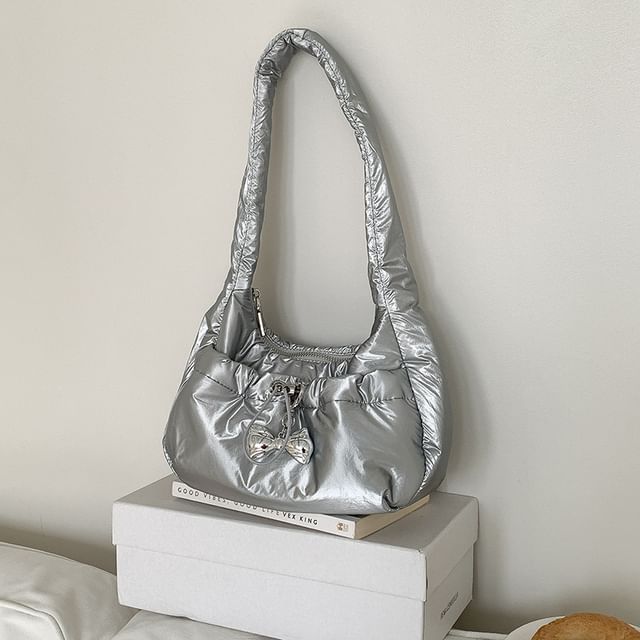 Plain Shoulder Bag Padded