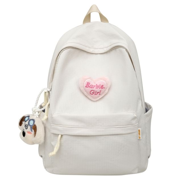 Plaid / Set Nylon Backpack Brooch