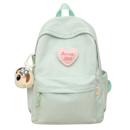 Plaid / Set Nylon Backpack Brooch