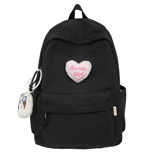 Plaid / Set Nylon Backpack Brooch