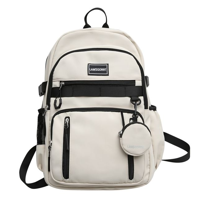 Set: Lettering Backpack Applique Coin + Nylon Purse