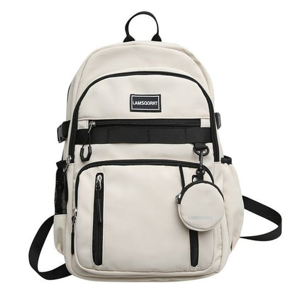 Set: Lettering Backpack Applique Coin + Nylon Purse