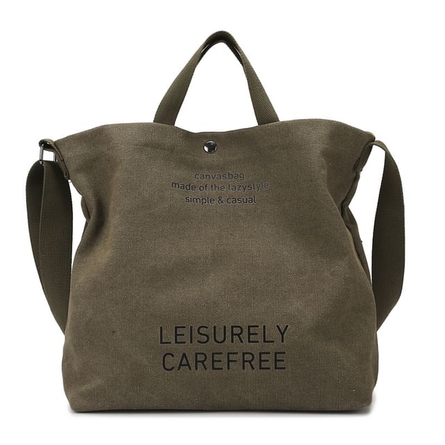 Bag Lettering Tote Canvas