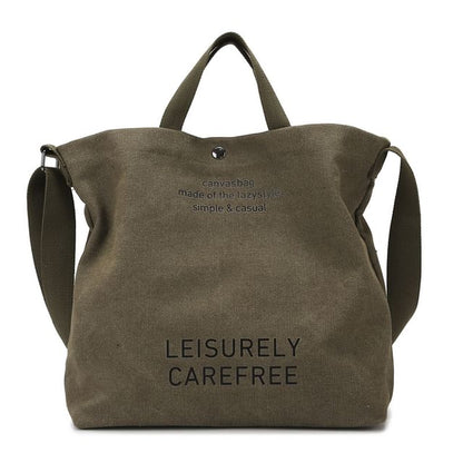 Bag Lettering Tote Canvas