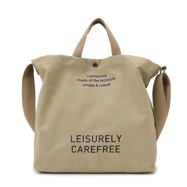 Bag Lettering Tote Canvas
