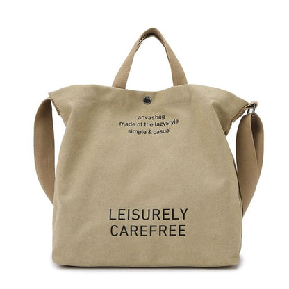 Bag Lettering Tote Canvas