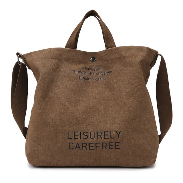 Bag Lettering Tote Canvas