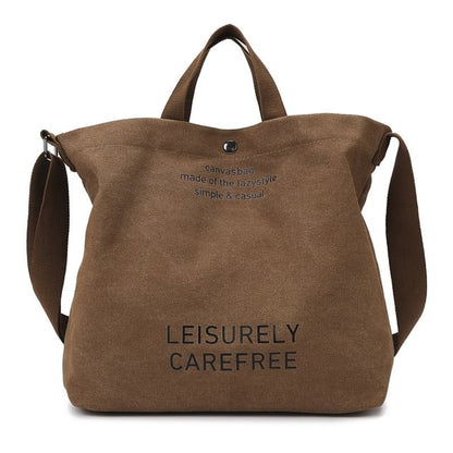 Bag Lettering Tote Canvas