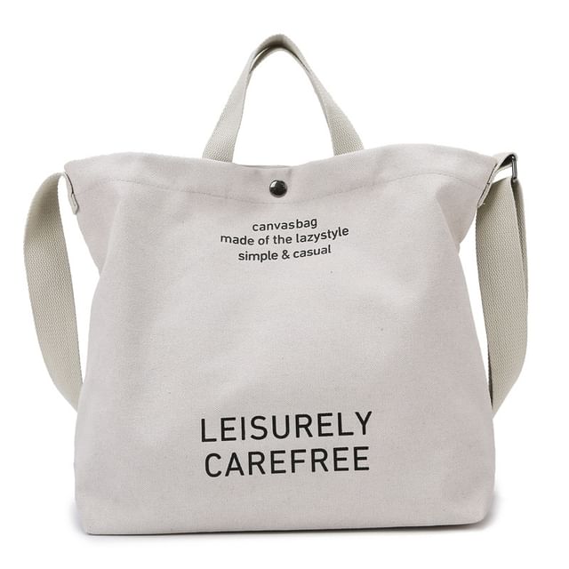 Bag Lettering Tote Canvas