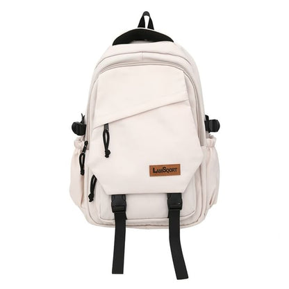 Backpack Applique Nylon Lettering Buckled