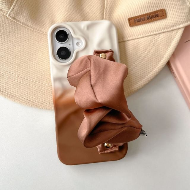 Case Strap Fabric Shirred Phone