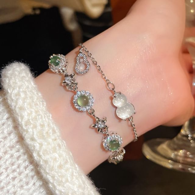 CZ Bracelet Beaded