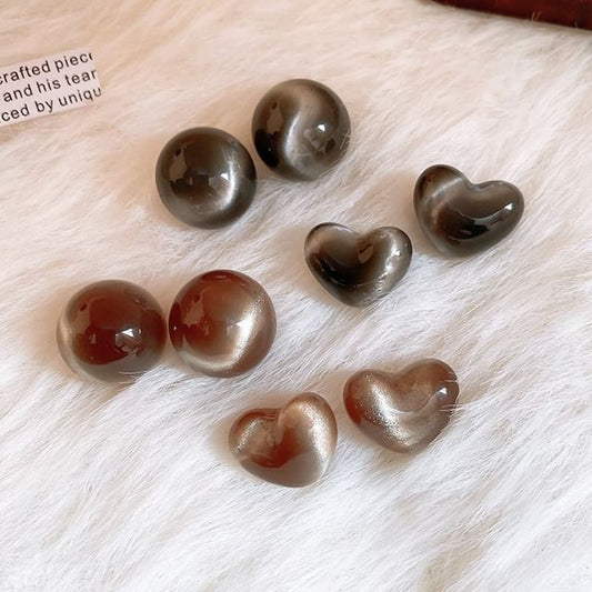 Bead / Alloy Earring Stud Heart
